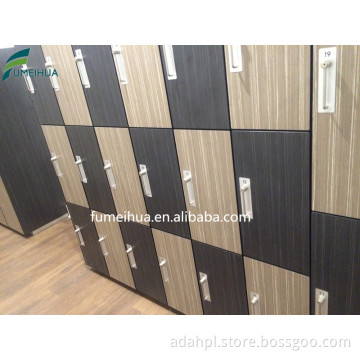 Ventilative heat resistance hpl employee storage locker